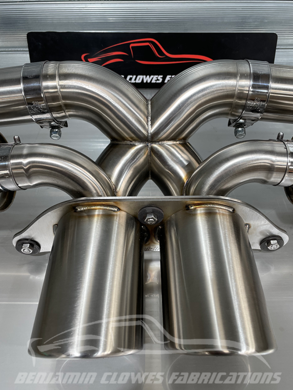 PORSCHE 991.2 SPEEDSTER SILENCED VALVED X-PIPE EXHAUST - Image 6