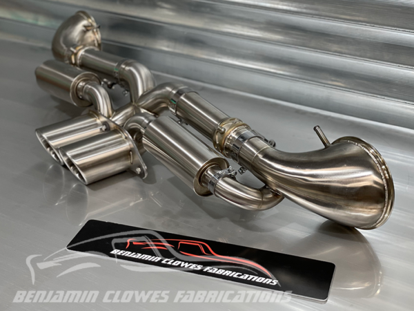 PORSCHE 991.2 SPEEDSTER SILENCED VALVED X-PIPE EXHAUST