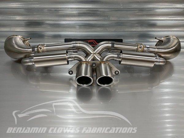 PORSCHE 991.2 SPEEDSTER SILENCED VALVED X-PIPE EXHAUST - Image 4