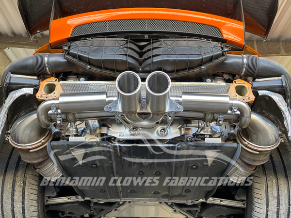 PORSCHE 991.2 SPEEDSTER SILENCED VALVED X-PIPE EXHAUST - Image 10