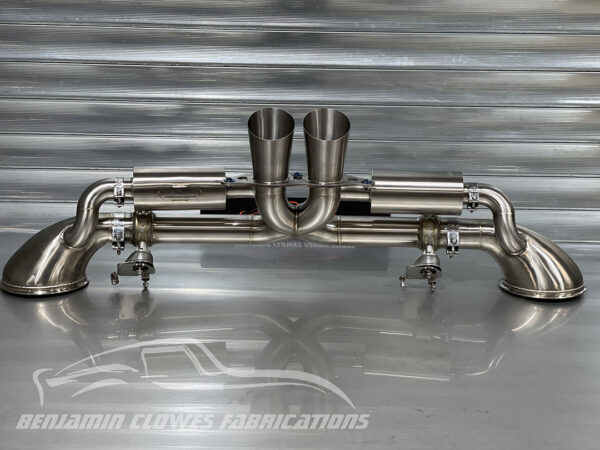 PORSCHE 992.2 GT3 SILENCED VALVED X-PIPE EXHAUST - Image 9