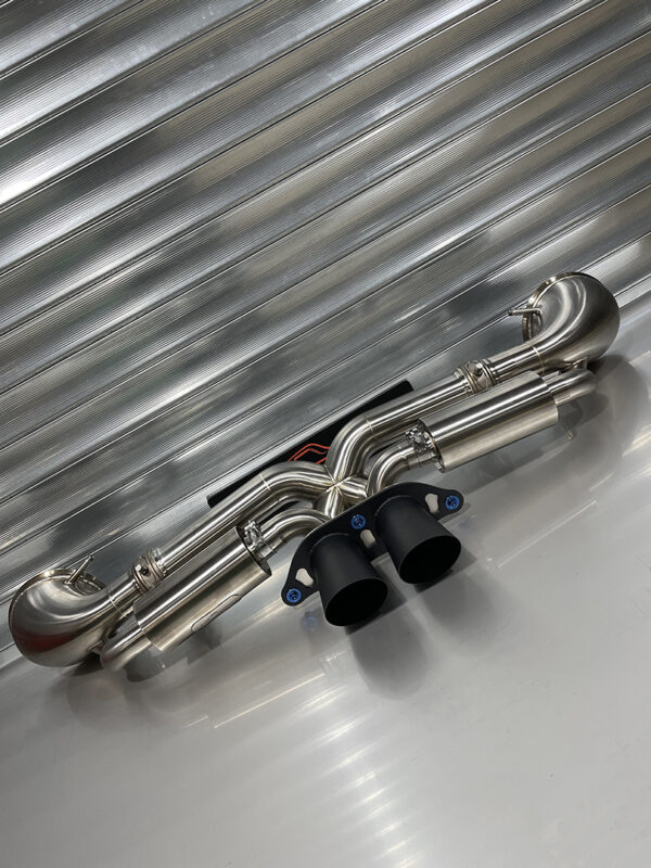 PORSCHE 992.2 GT3 SILENCED VALVED X-PIPE EXHAUST - Image 2