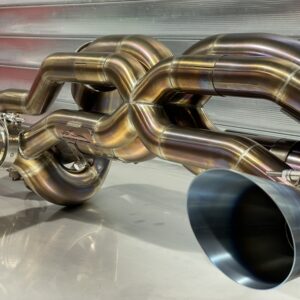 Porsche 718 GT4RS / SPYDER RS Exhaust - Valved Double X  | BC Fabs